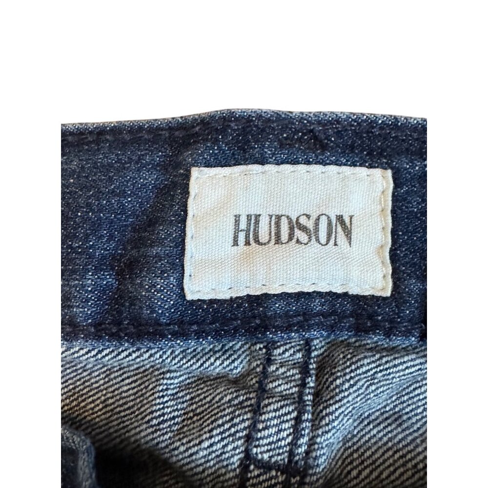 Hudson Bootcut Jeans Mens Dark Blue Denim Made In Mexico - Picture 3 of 5